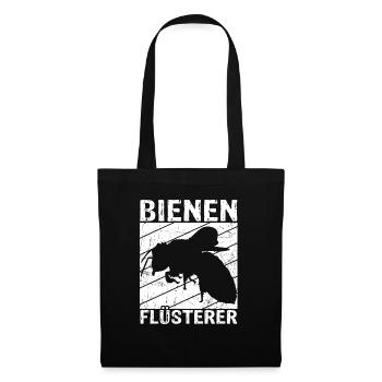Bienen Flüsterer - Imker Biene Imkerei Geschenk - Stoffbeutel - Schwarz - Vorne