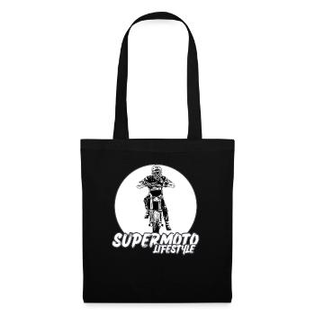 Supermoto / Supermotard / Supermoto Wheelie Biker - Sac en tissu - noir - Devant
