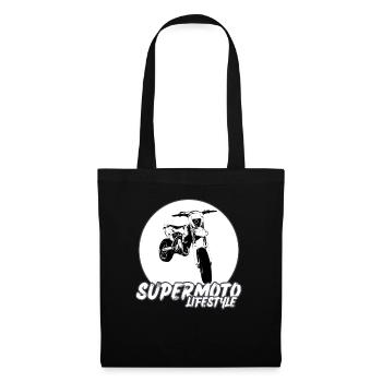 Supermoto / Supermotard / Supermoto Wheelie Biker - Sac en tissu - noir - Devant