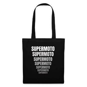 Supermoto / Supermotard / Supermoto Wheelie Bikers - Tote Bag - black - Front