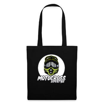 Motocross / Enduro / Freestyle mx / Dirtbike retro - Tote Bag - black - Front