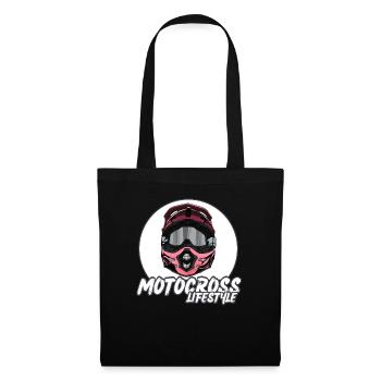 Motocross / Enduro / Freestyle mx / Dirtbike retro - Tote Bag - black - Front