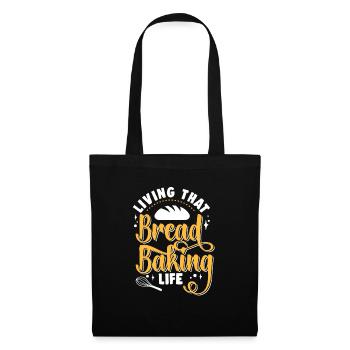 Bread Baking Baker Bakery Sourdough - Tote Bag - black - Front