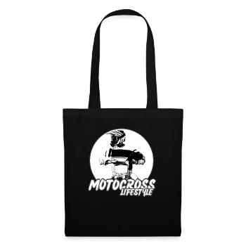 Motocross/enduro/freestyle mx/dirt bike retro - Tote Bag - black - Front