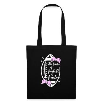The future of football is female - Tote Bag - black - Front