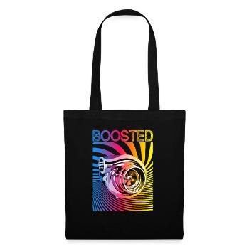 Turbocharger Boosted Auto Tuning Car Mechanic - Tote Bag - black - Front