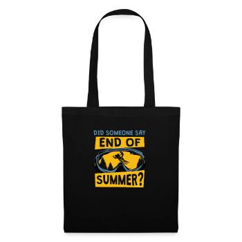 Did Someone Say End Of Summer, Winter Sports Ski-Doo - Tote Bag - black - Front