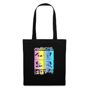 Awesome since 1974. Wakeboard Lifestyle - Tote Bag - black - Front
