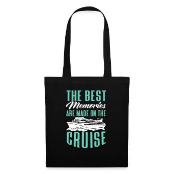 Croisière Croisière Vacances Mer - Sac en tissu - noir - Devant