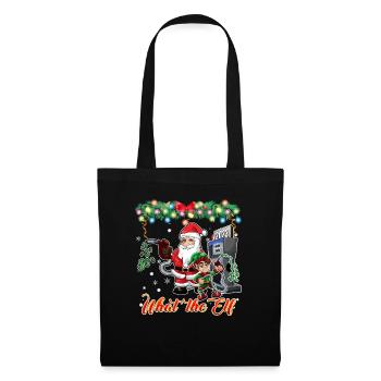 Funny Santa and Elf High Gas Price Complain - Tote Bag - black - Front