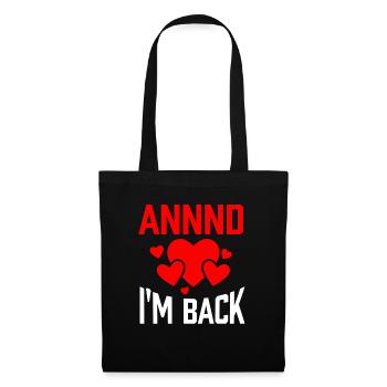 Cadeau de chirurgie à cœur ouvert - Sac en tissu - noir - Devant