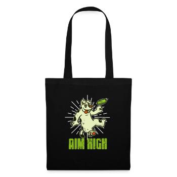 Aim High Retro Vintage Awesome Dog Training - Tote Bag - black - Front