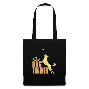 Retro The DOG Trainer Awesome Dog Trainer Designs - Stoffbeutel - Schwarz - Vorne