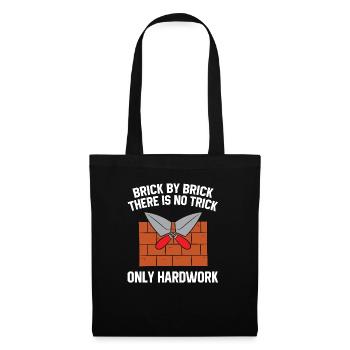 Maurer Maurermeister Mauerwerk Bricklayer Mason - Tote Bag - black - Front