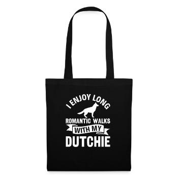 Holländischer Schäferhund Berger hollandais - Sac en tissu - noir - Devant