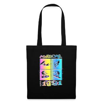 Awesome since 1981. Wakeboard Lifestyle - Tote Bag - black - Front