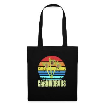 Retro Vintage Carnivorous Plants Lover Designs - Tote Bag - black - Front