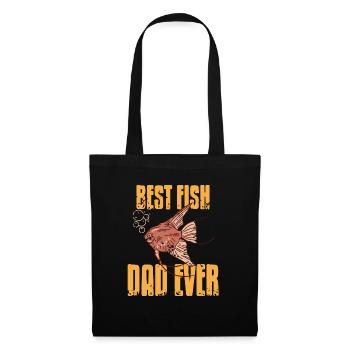 Best Fish DAD Ever Retro Fish Lover Designs - Tote Bag - black - Front