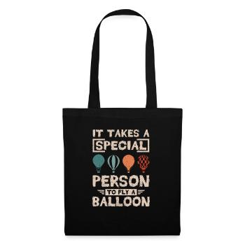 It takes a special person to fly a balloon - Tote Bag - black - Front