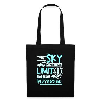The sky is not my limit it's my playground balloon - Tote Bag - black - Front
