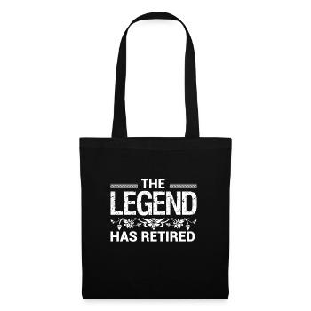 The legend has retired - Tote Bag - black - Front