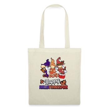 Hallothanksmas Three Gnomes Halloween Christmas - Tote Bag - nature - Front