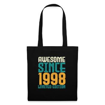 Awesome Since 1998 limited edition. - Tote Bag - black - Front