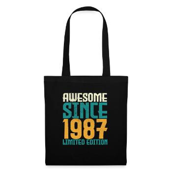 Awesome Since 1987 limited edition. - Tote Bag - black - Front