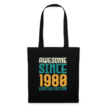 Awesome Since 1980 limited edition. - Tote Bag - black - Front