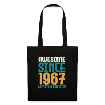Awesome seit 1967 limitierte Auflage. - Stoffbeutel - Schwarz - Vorne
