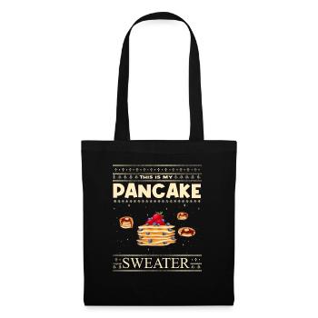 Ceci est ma crêpe de Noël - Sac en tissu - noir - Devant