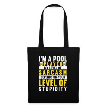Snooker Pool Billiards - Tote Bag - black - Front