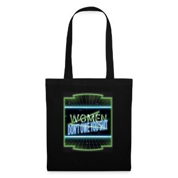 citation obama droits des femmes libéral idée actuelle - Sac en tissu - noir - Devant
