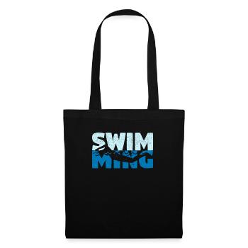 Swimming Team Swimmer Pool Diving Breaststroke - Tote Bag - black - Front