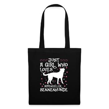 Appenzeller Mountain Dog Gift Dogs - Tote Bag - black - Front