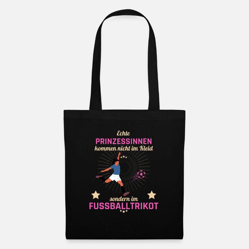 Frauenfussball - Stoffbeutel - Schwarz