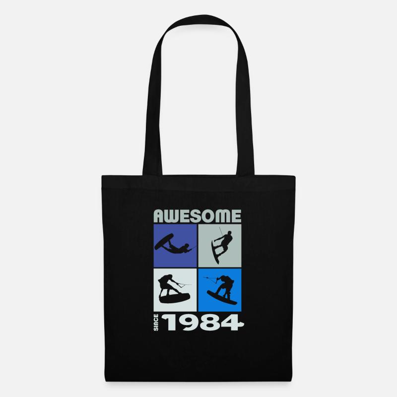 Awesome since 1984. Wakeboard Lifestyle - Stoffbeutel - Schwarz