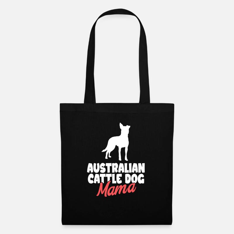 Australian Cattle Dog Geschenk Hunde - Stoffbeutel - Schwarz