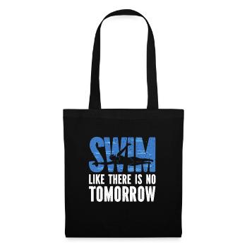 Nageur Nageur Nager comme s’il n’y avait pas de lendemain - Sac en tissu - noir - Devant