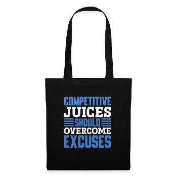 Schwimmen Competitive Juices Should Overcome - Stoffbeutel - Schwarz - Vorne
