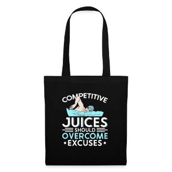 Schwimmen Competitive Juices Should Overcome - Stoffbeutel - Schwarz - Vorne