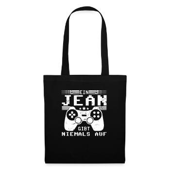 Jean Gaming Konsole PC Gamer Geschenk - Stoffbeutel - Schwarz - Vorne