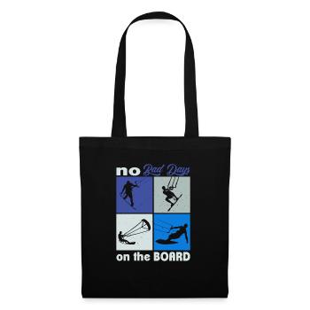 No bad days on the Board. Lifestyle Vintage - Tote Bag - black - Front