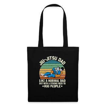 BJJ Jiu-Jitsu Brésilien - Sac en tissu - noir - Devant