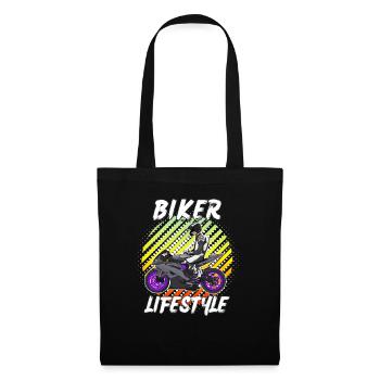 Motorcycle Lifestyle / Motorcycle / Motorcycle biker - Tote Bag - black - Front