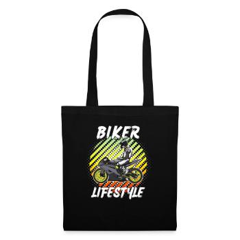 Motorcycle Lifestyle / Motorcycle / Motorcycle biker - Tote Bag - black - Front