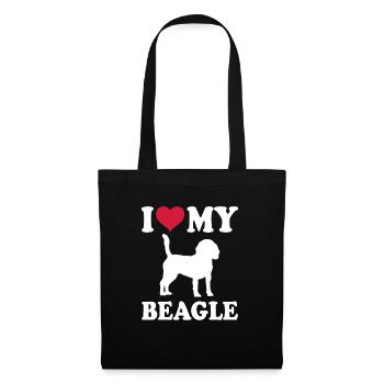 Beagle Gift Dogs - Tote Bag - black - Front