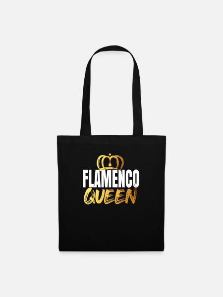 Flamenco - Stoffbeutel - Schwarz