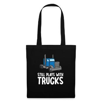 Truck Truck Truck Driver Trucker Gift - Tote Bag - black - Front