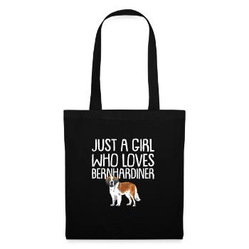 St. Bernard Gift Dogs - Tote Bag - black - Front